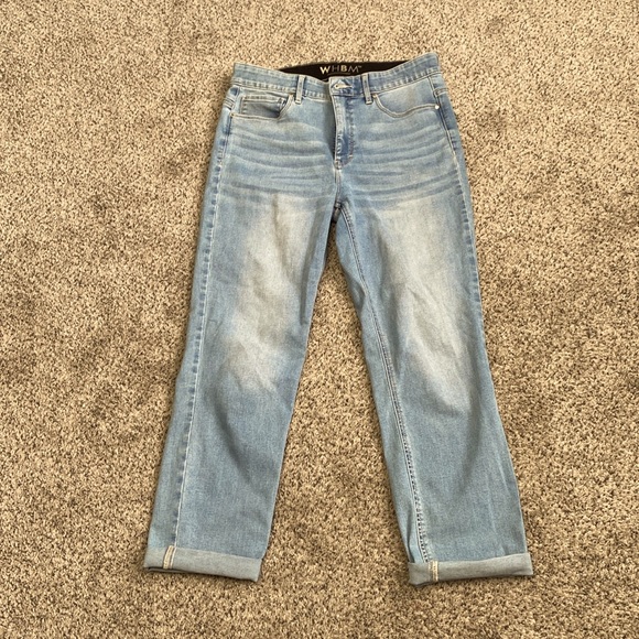White House, Black Market washed, straight leg crop, size 8 - Picture 1 of 1